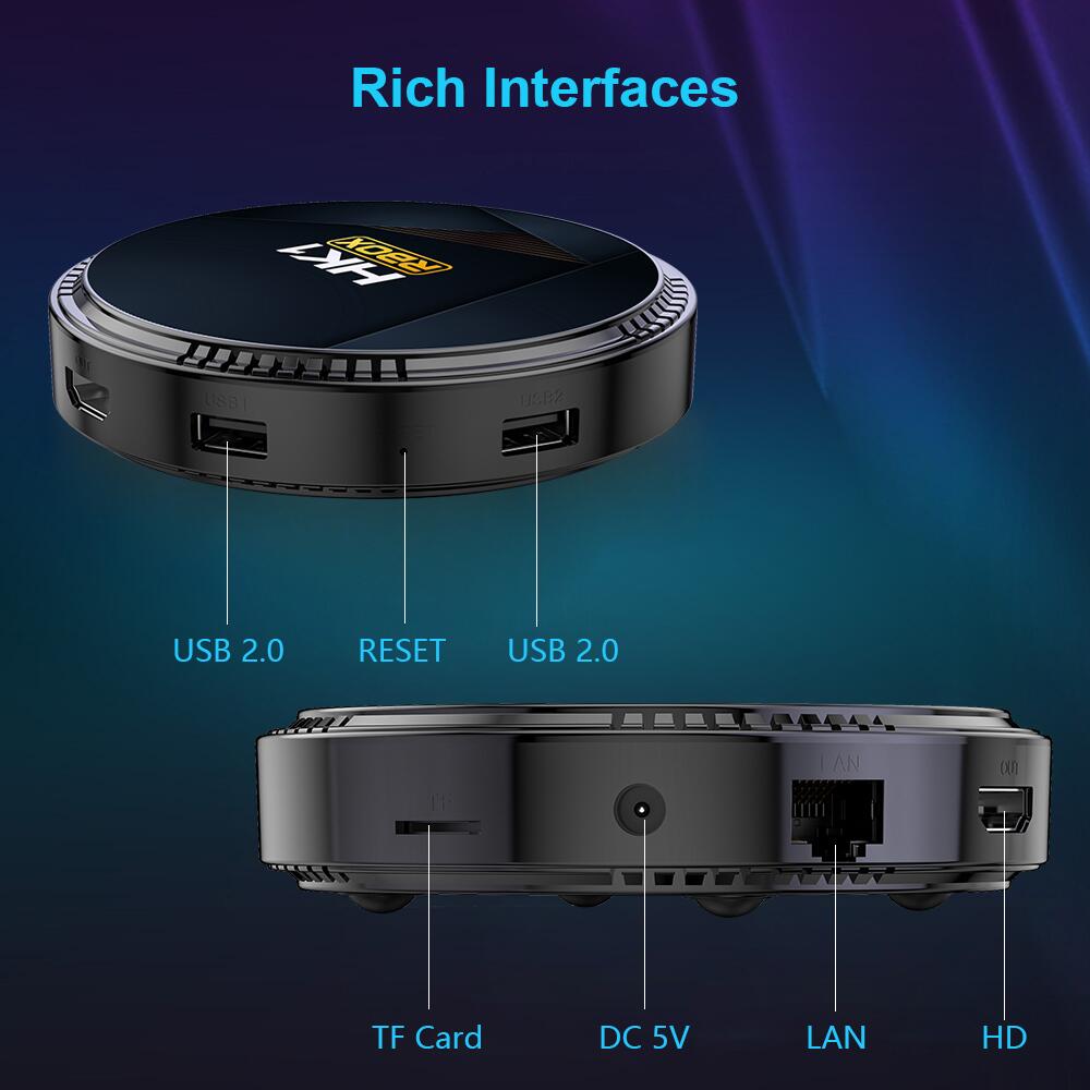 ODM HK1 RBOX H8 Allwinner H618 ott TV Box China Hersteller
