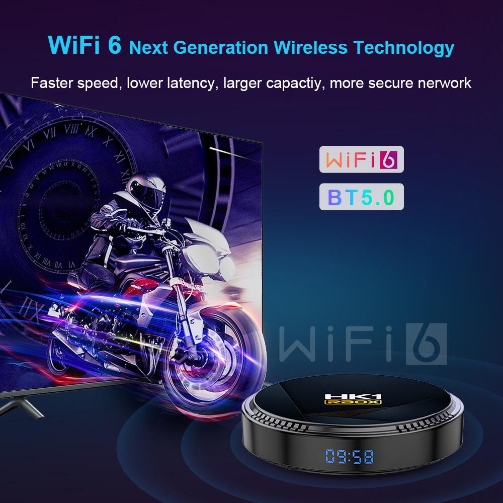 ODM HK1 RBOX H8 Allwinner H618 ott TV Box China Hersteller