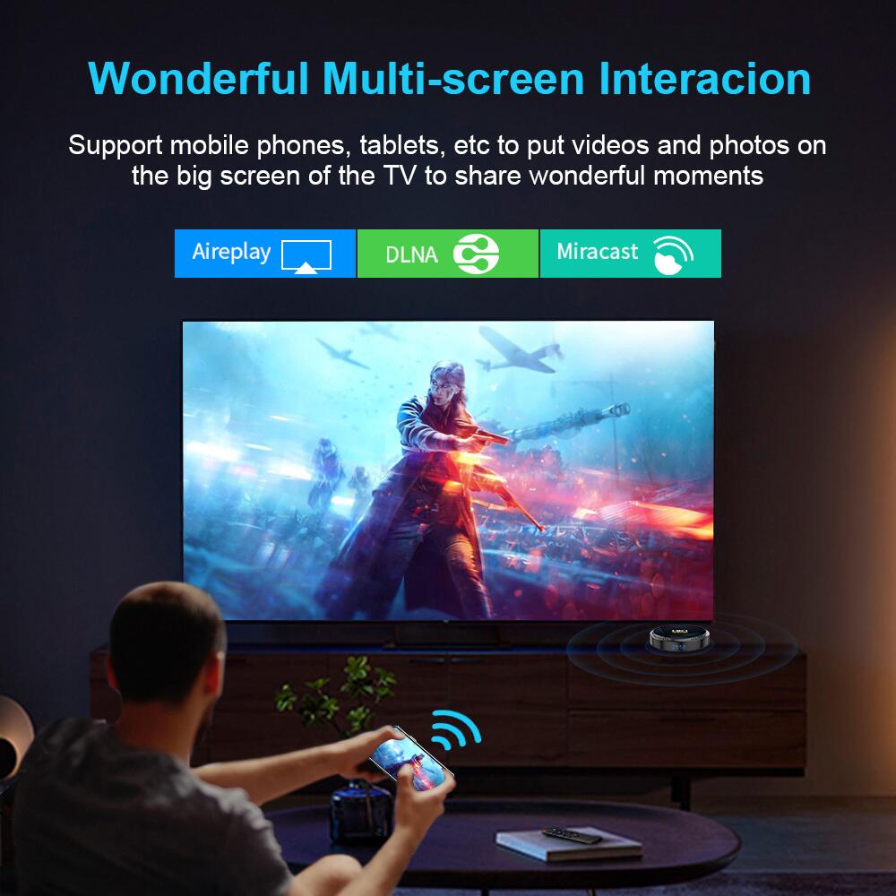 ODM HK1 RBOX H8 Allwinner H618 ott TV Box China Hersteller