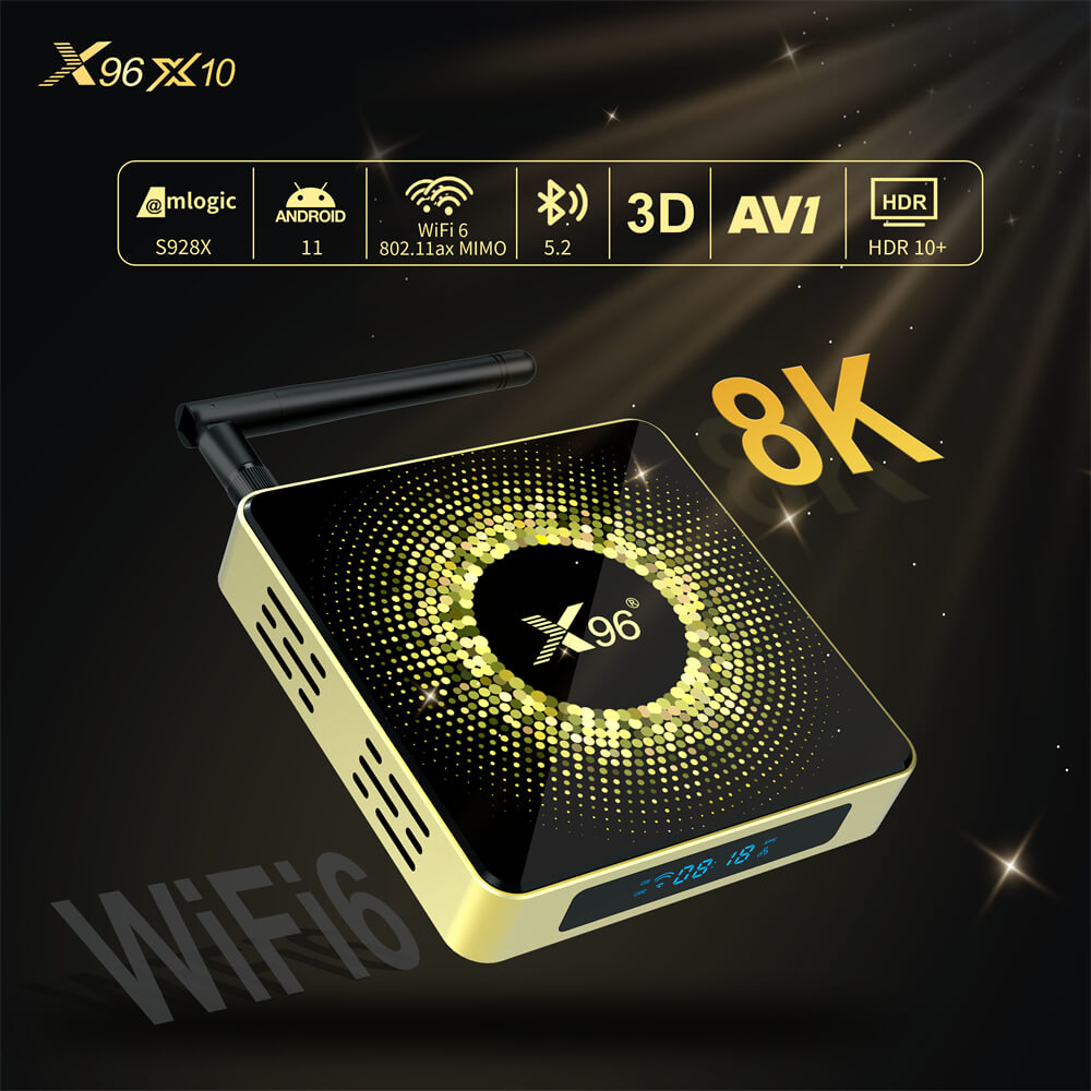 X 96 X 10 Amlogic S 928 X 스트리밍 플레이어 중국 제조업체 공급업체
