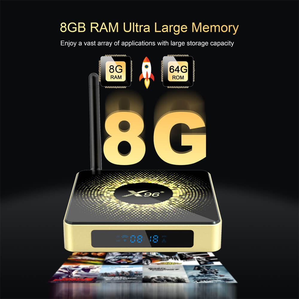 X 96 X 10 Amlogic S 928 X 스트리밍 플레이어 중국 제조업체 공급업체