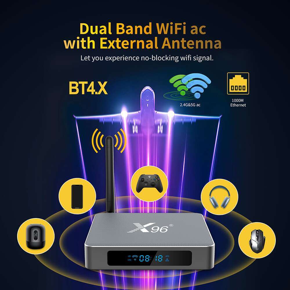 X96 X9 Amlogic S922 X流媒体播放器中国制造商OEM