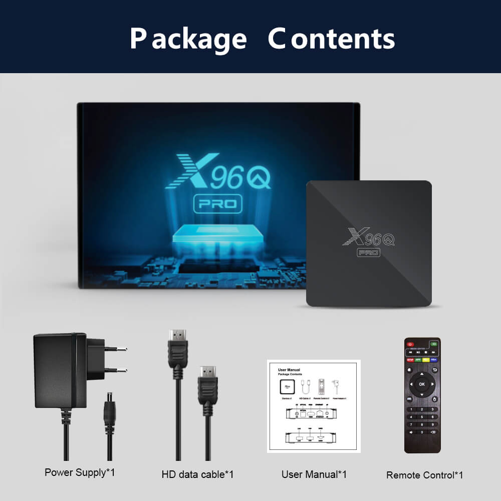 X 96 Q Pro Allwinner H 313 안드로이드 tv 박스 중국 제조업체