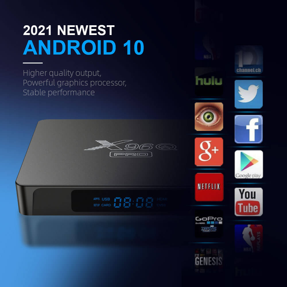 X 96 Q Pro Allwinner H 313 안드로이드 tv 박스 중국 제조업체