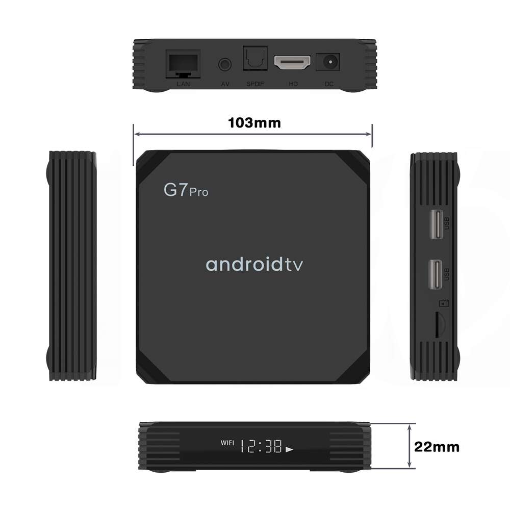 G 7 Pro Amlogic S 905 y 4 IPTV 상자 중국 제조업체 공장