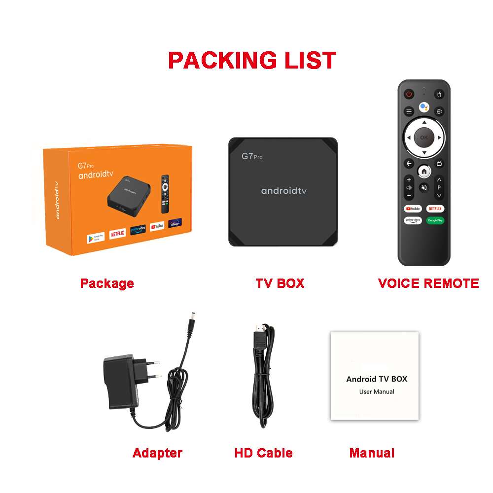G 7 Pro Amlogic S 905 y 4 IPTV 상자 중국 제조업체 공장
