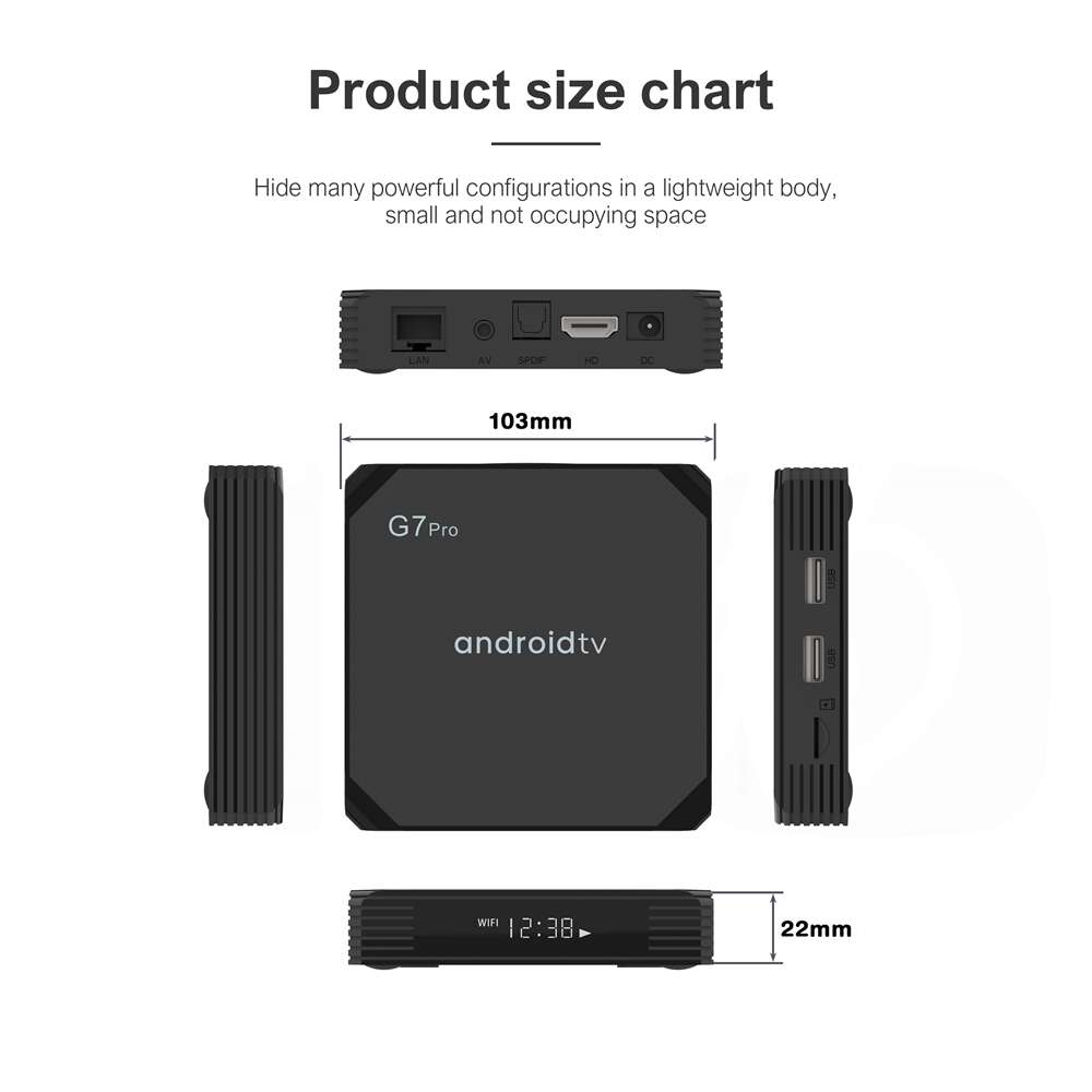 G 7 Pro Amlogic S 905 y 4 IPTV 상자 중국 제조업체 공장