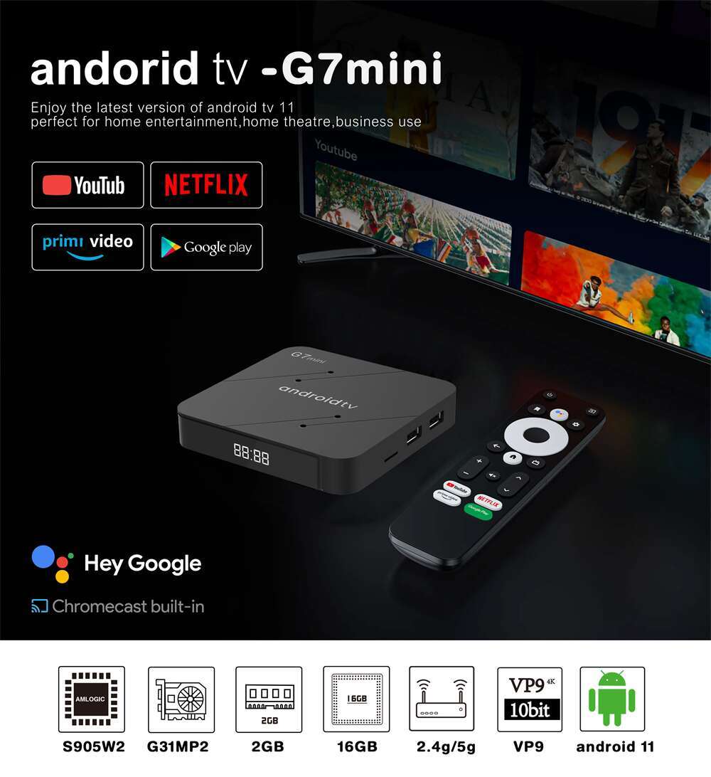 G 7 미니 Amlogic S 905 W 2 ott tv 박스 중국 제조업체 OEM