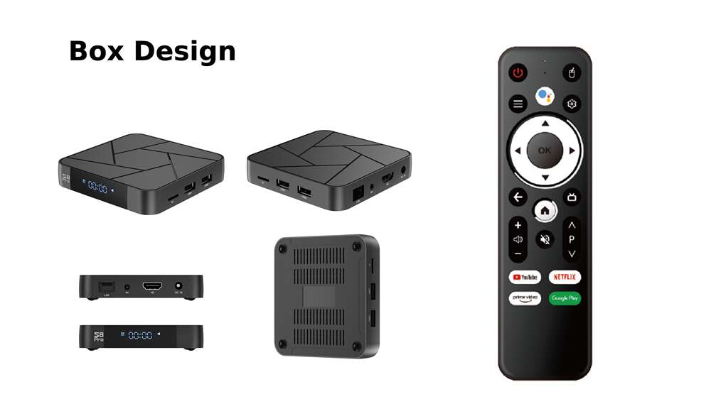 S8 Pro Amlogic S905W2 IPTV box China manufacturer supplier