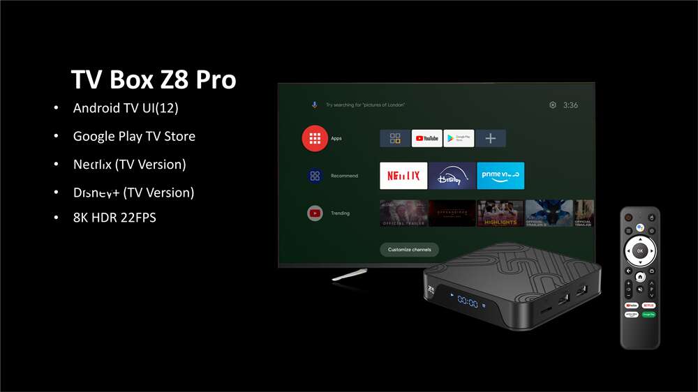 Z 8 pro Allwinner H 618 스트리밍 플레이어 중국 제조업체 OEM