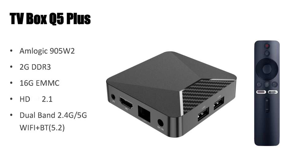 Q 5 PLus Amlogic S 905 W 2 ott tv box 중국 제조업체 공급업체