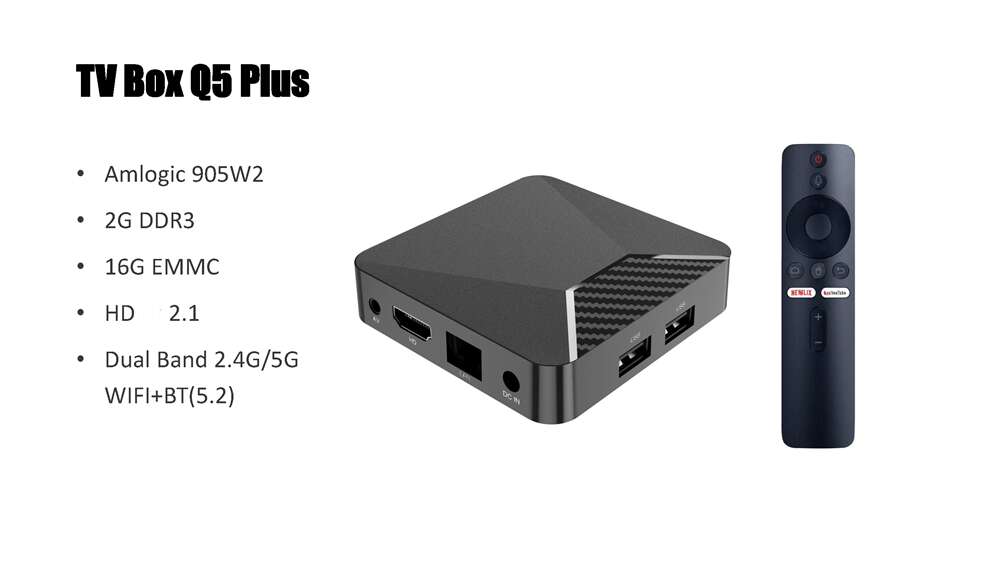 Q 5 PLus Amlogic S 905 W 2 ott tv box 중국 제조업체 공급업체