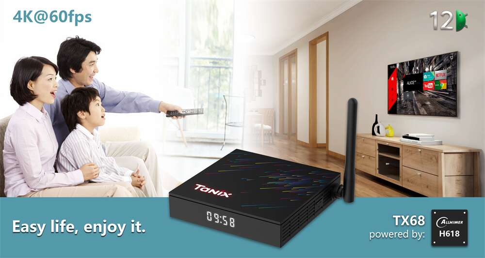 Tanix TX 68 Allwinner H 618 안드로이드 tv 박스 중국 제조업체 수출업체