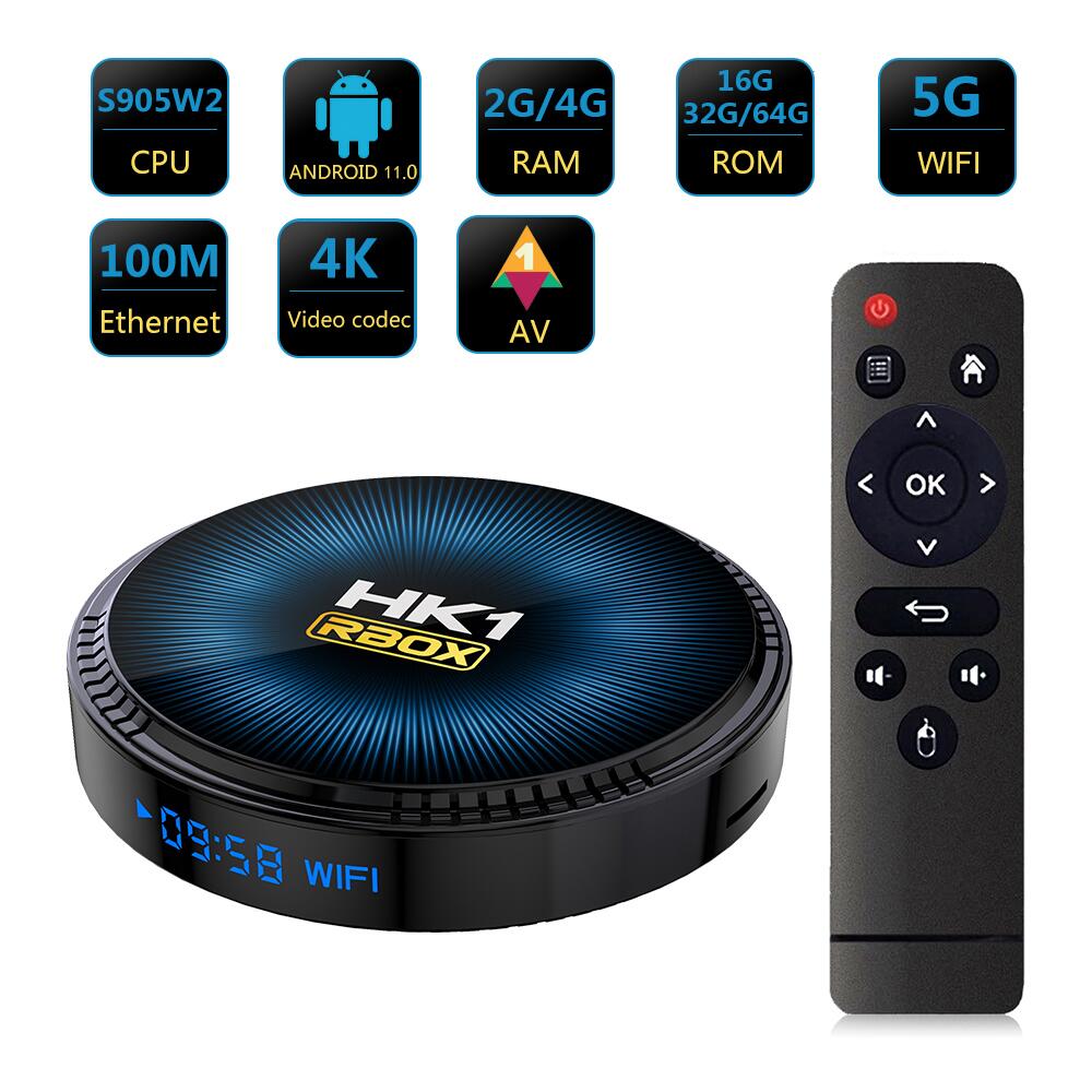 ODM W2 Amlogic S905W2 android caja de televisión pcba fabricante de China