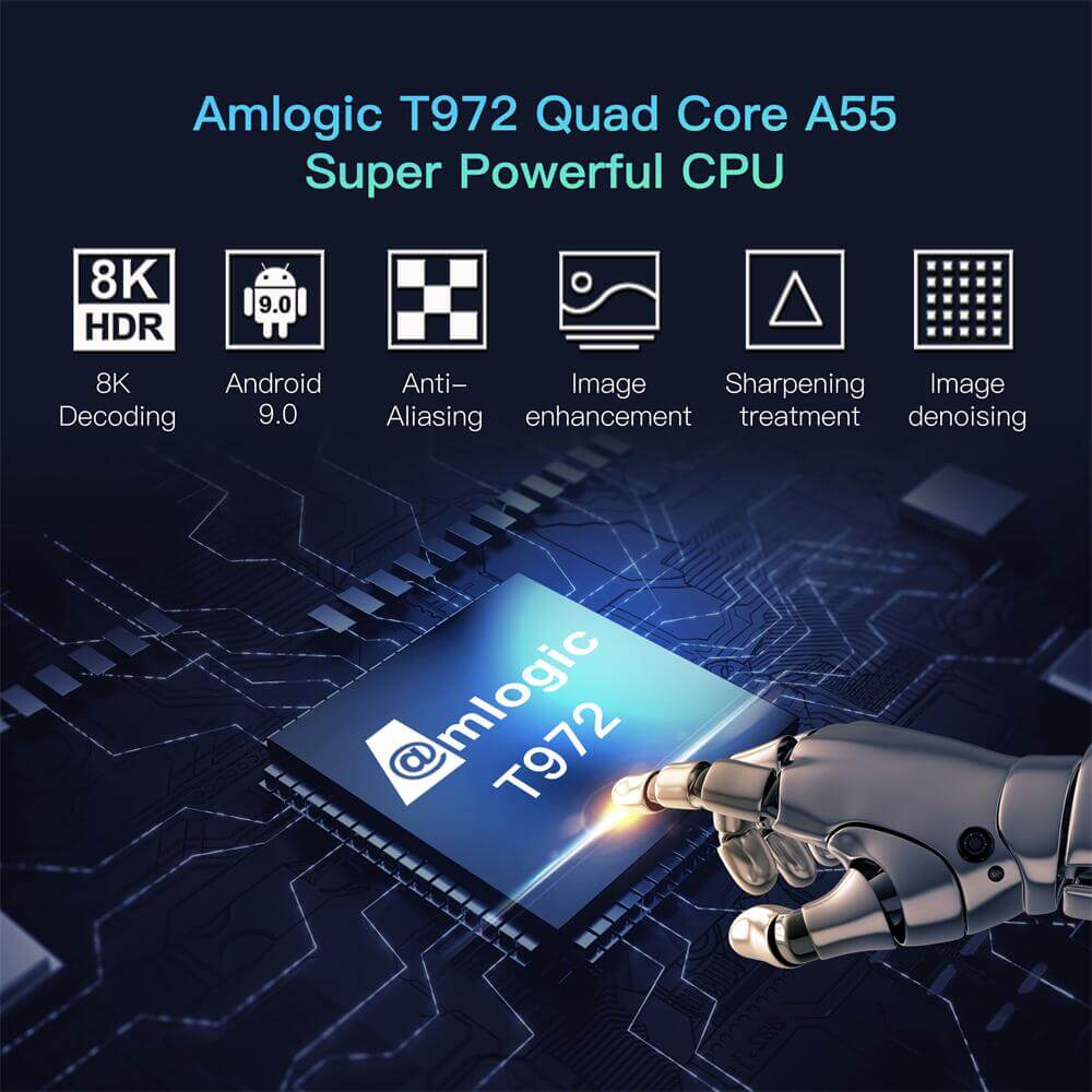 X1 Amlogic T972 projetor android fábrica de fabricação da China