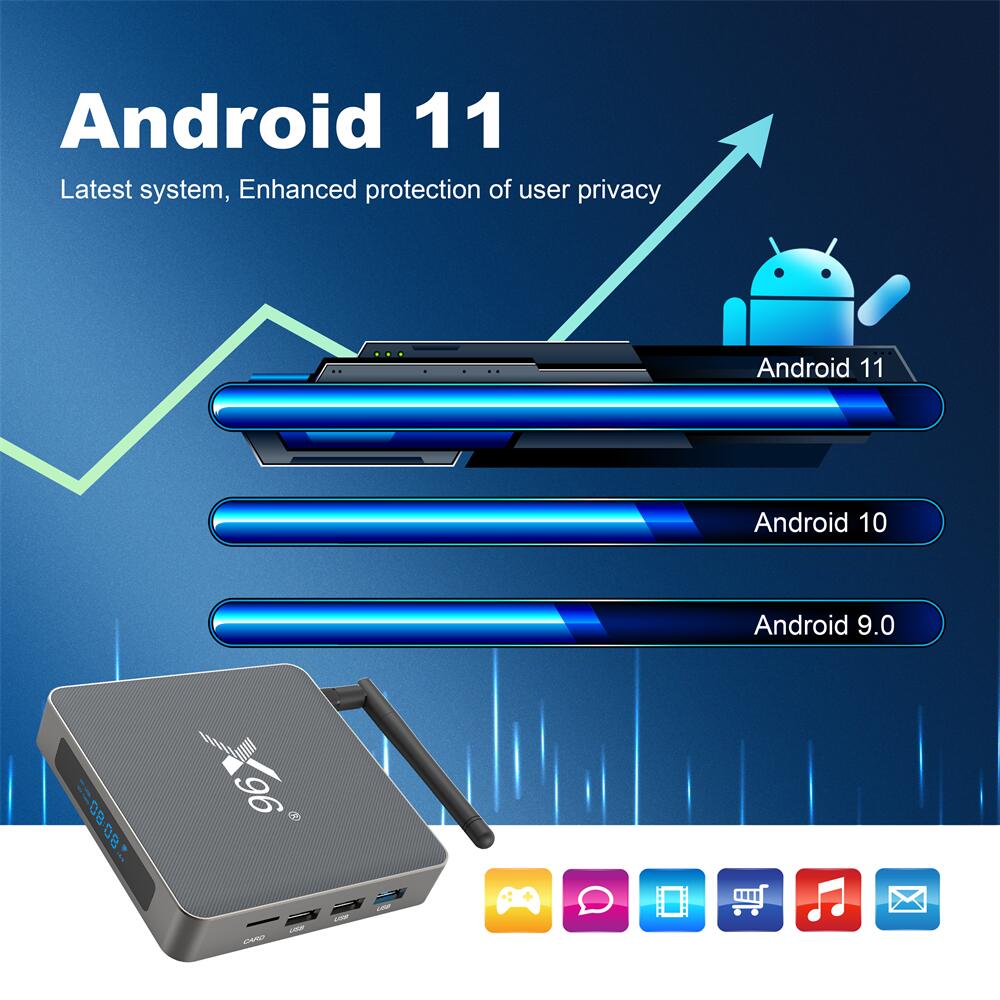 X 96 X 6 Rockchip RK 3566 스마트 TV 박스 중국 제조업체 수출업체