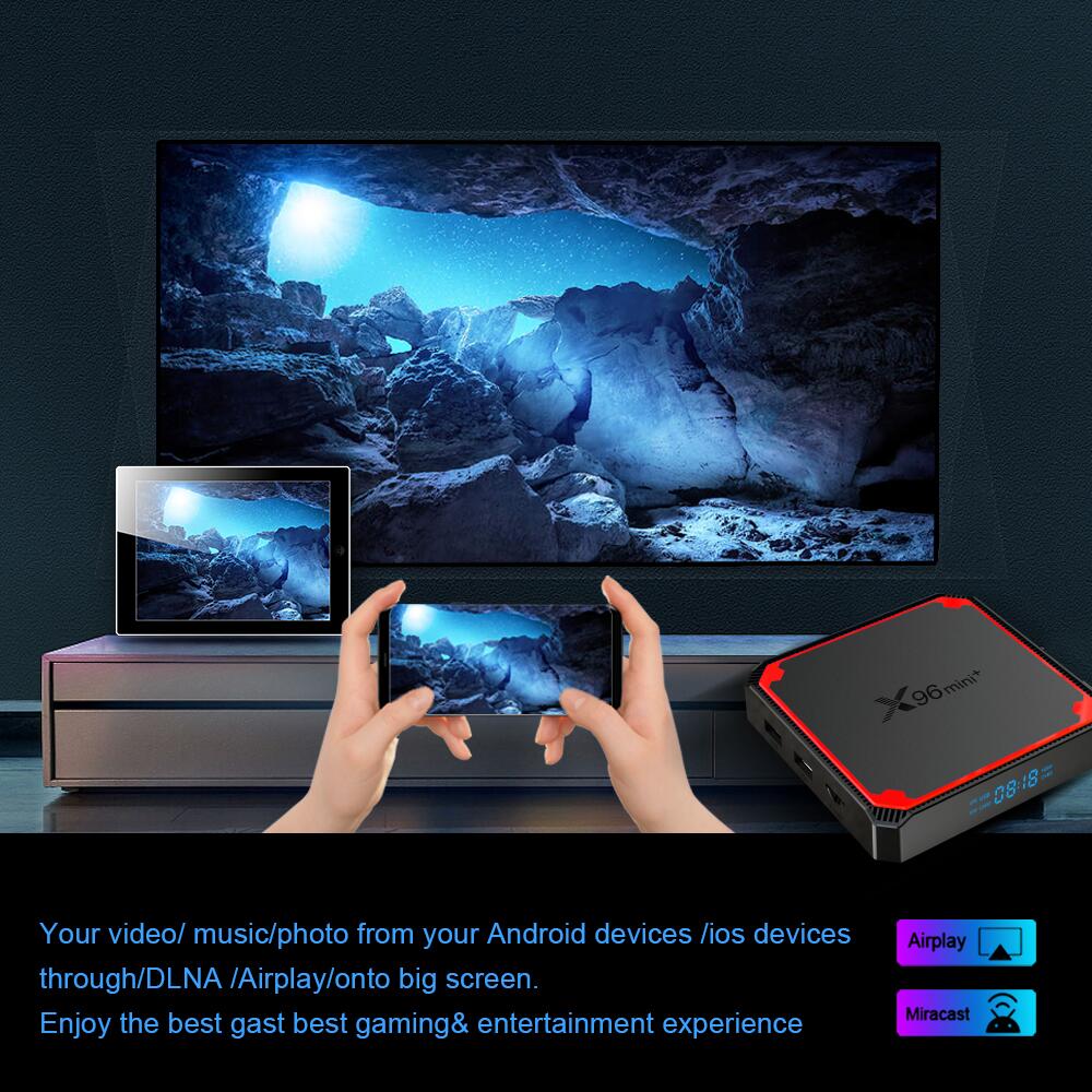 X 96 mini + Amlogic S 905 W 4 ott tv 박스 중국 제조업체 OEM