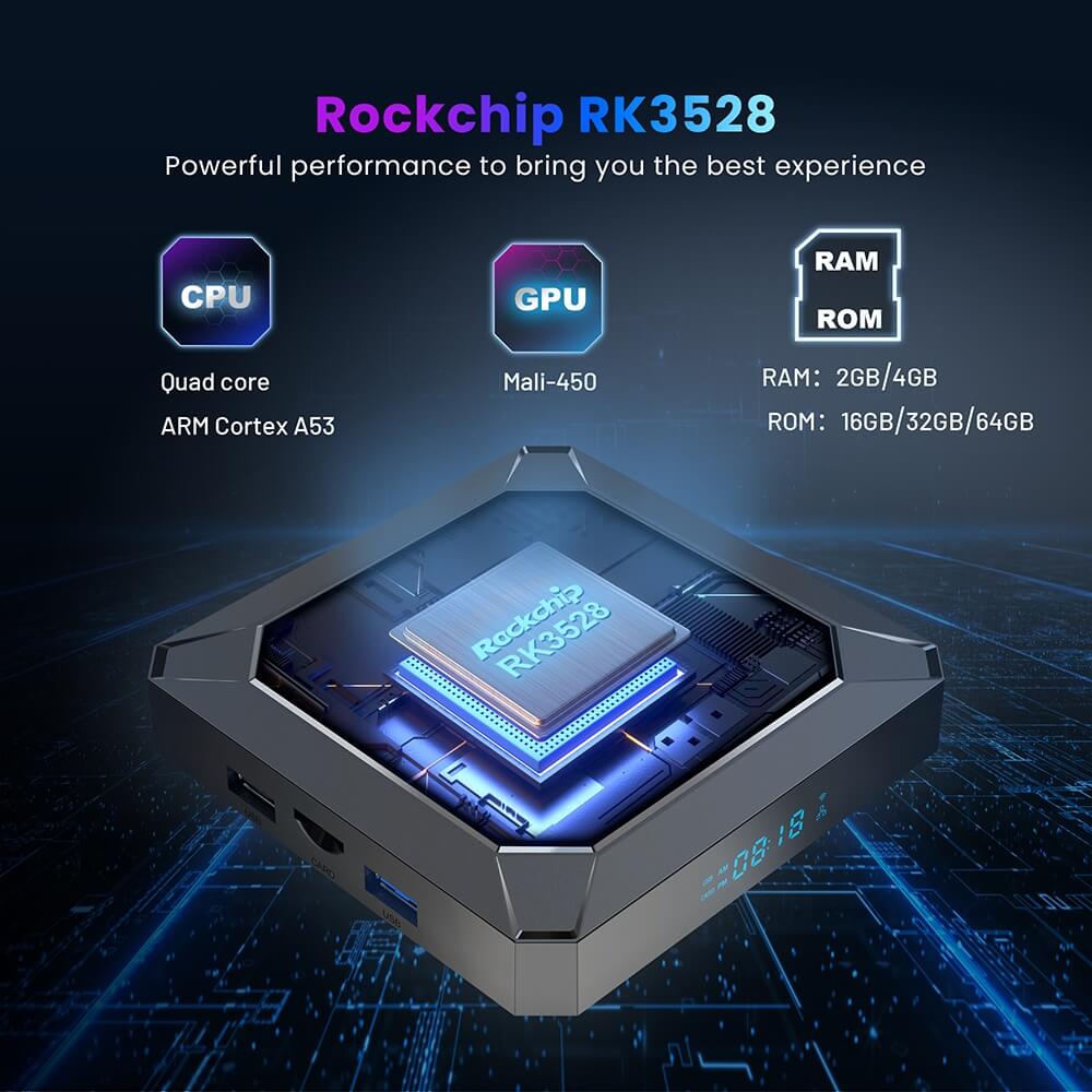X 98 K RockChip RK 3528 안드로이드 tv 박스 중국 제조업체 공급자
