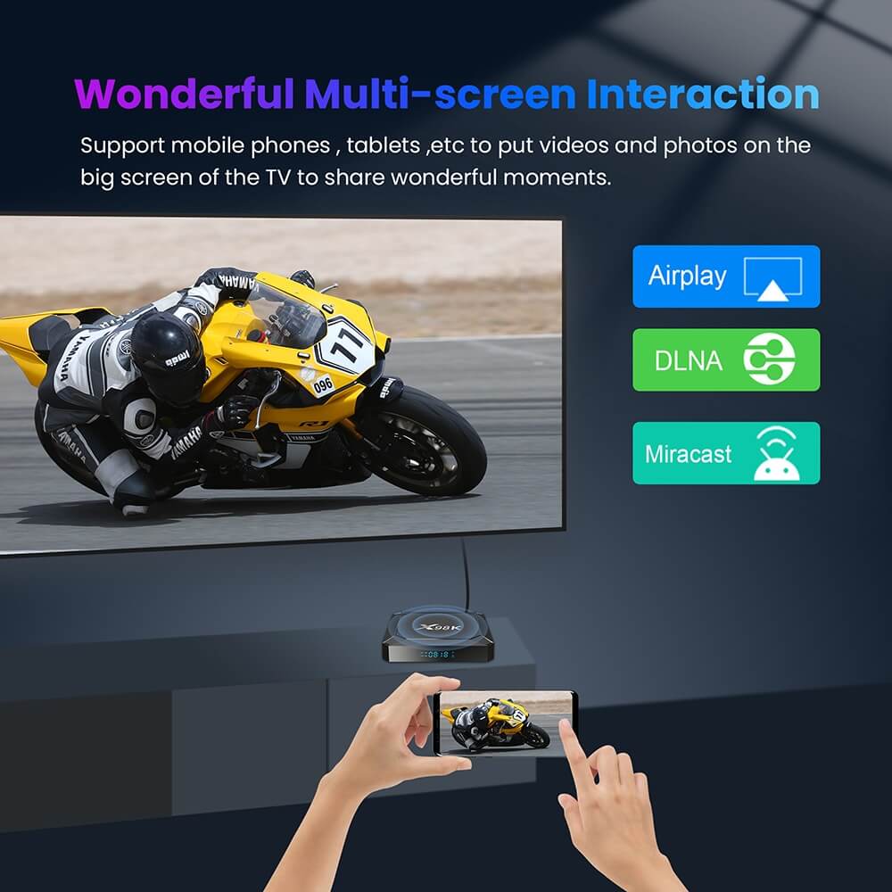 X 98 K RockChip RK 3528 안드로이드 tv 박스 중국 제조업체 공급자