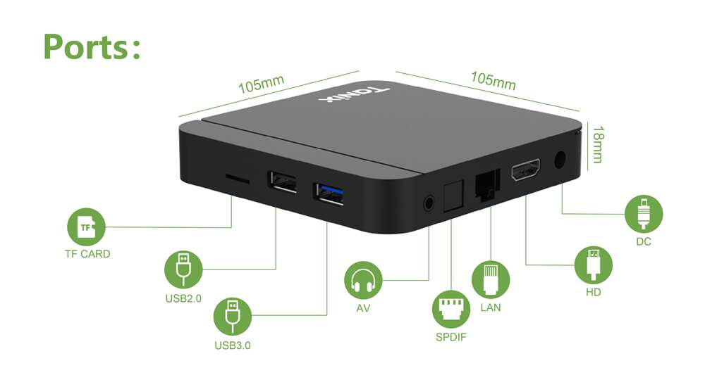 Freisetzen Sie das volle Potenzial Ihres Fernsehers mit dem Tanix W2 Amlogic S905W2 Streaming-Player