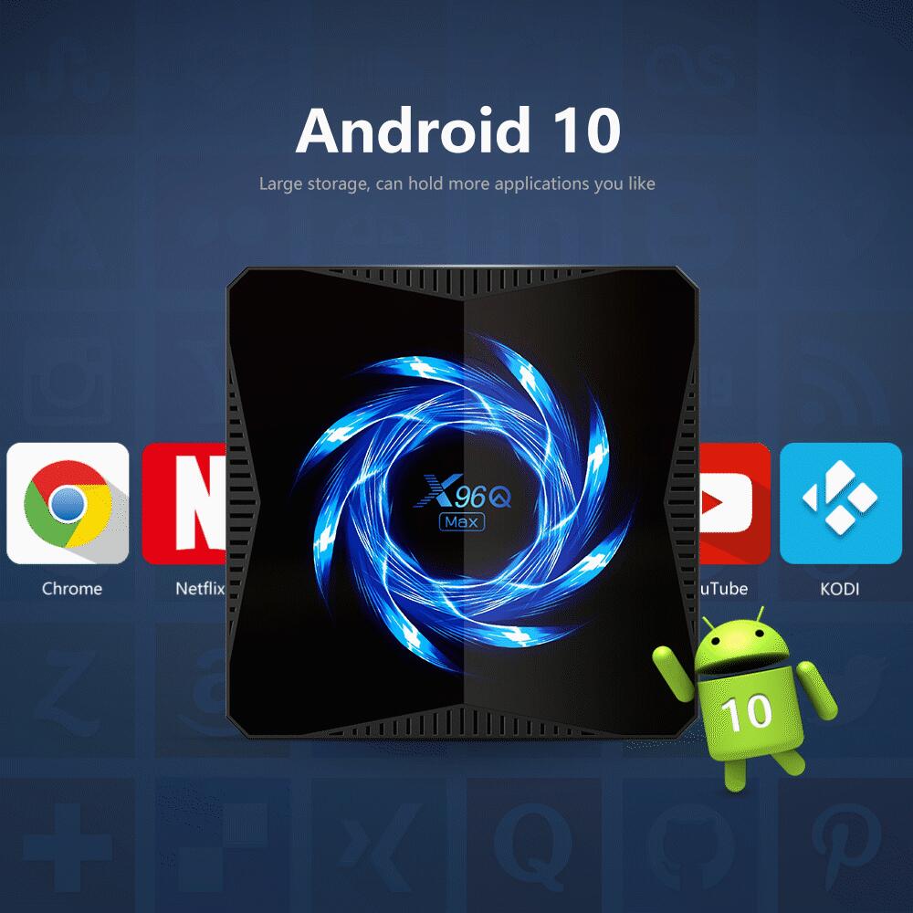 ODM X96Q MAX Allwinner H616 андроид телевизор коробки от китайского оригинального поставщика
